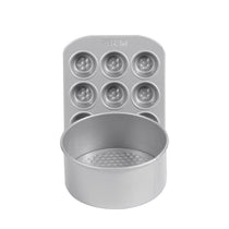 Meyer Bakemaster 2-Piece Bakeware Set - 20cm/8" Loose Base Cake Tin + 12 Cup Mini Muffin Pan - Pots and Pans