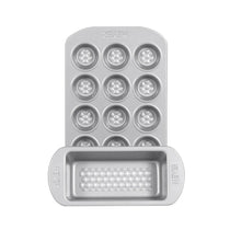 Meyer Bakemaster 2-Piece Bakeware Set - 12 Cup Mini Muffin Pan + 1 LB Loaf Tin - Pots and Pans