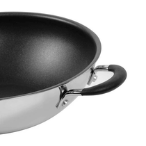 Circulon Momentum 32cm Non-Stick Kadai/Wok with Lid - Pots and Pans