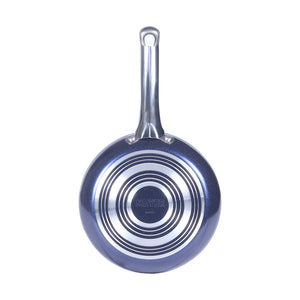 Luminescence Non-Stick 8pcs Cookware Set, Blue (Saucepan+Casserole/Biryani Pot+Frypan+Flat Tawa+Accessories) - Pots and Pans