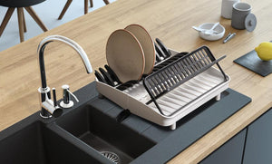 Meyer Kitchen Hacks Space Saving Dish Drainer - Pots and Pans