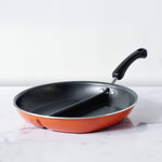 Meyer Non-Stick 30cm Divided Grillpan/Twin Pan/Breakfast Pan/Multi-Snack Pan - Pots and Pans