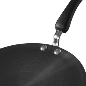 Meyer Premium Hard Anodized Curved Tawa, 26cm (5mm Thick) - Pots and Pans
