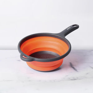 Meyer Round Collapsible Colander with Single Handle, Vegetable/Fruit Colanders Strainers - Pots and Pans