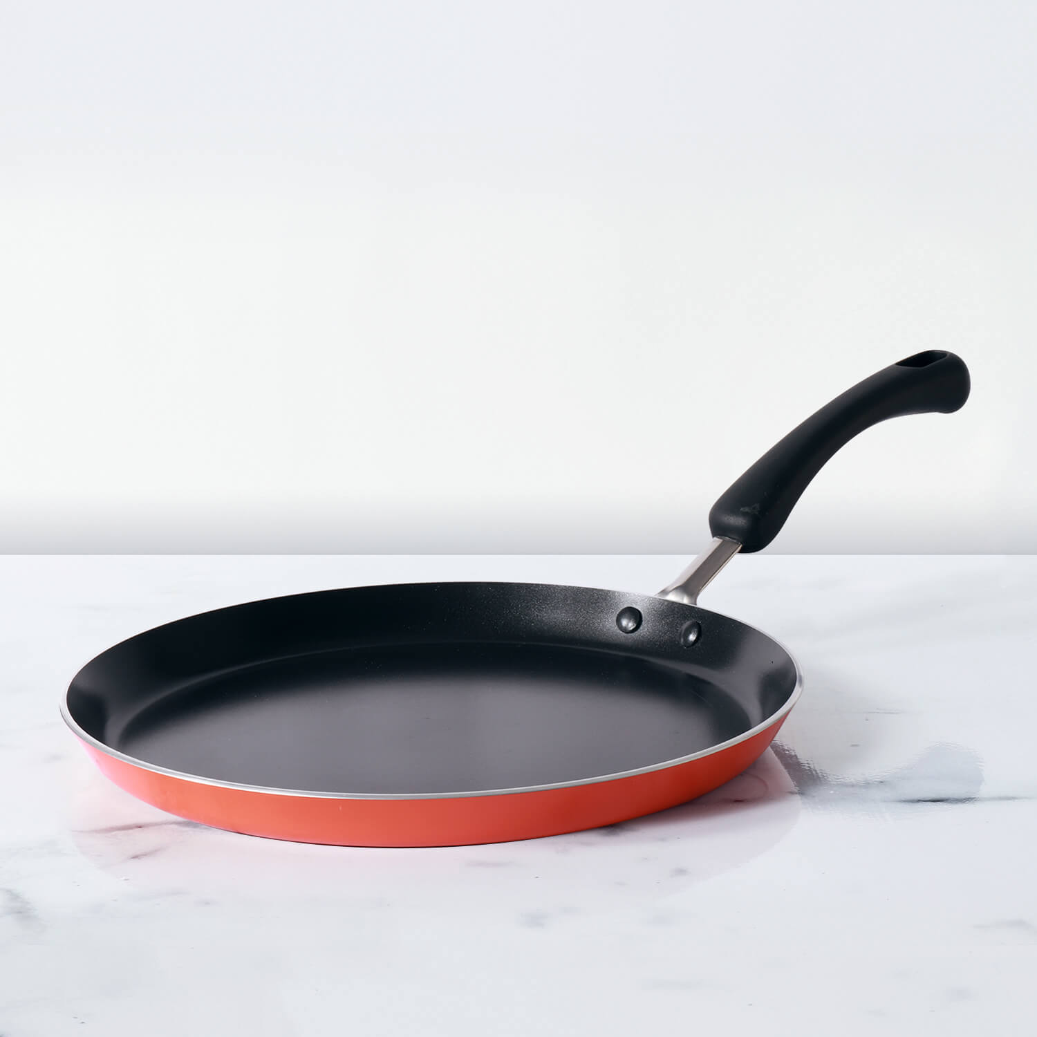 Meyer Non Stick Aluminium Induction Base Dosa Tawa, 24cm, Multi