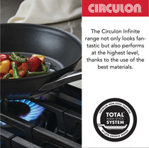 Circulon Infinite Non-Stick Hard Anodized 26cm (Stir fry + Curved Tawa)