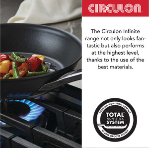 Circulon Infinite Non-Stick + Hard Anodized Skillet 28cm (Gas & Induction Compatible)