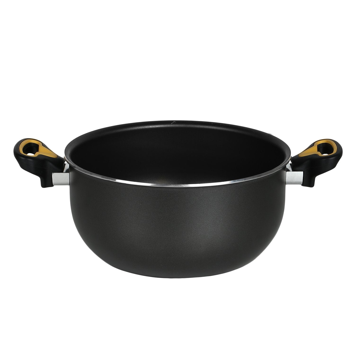 Meyer Skyline Non-Stick Casserole Biryani Pot 4.7L/24cm, Grey - Pots and Pans