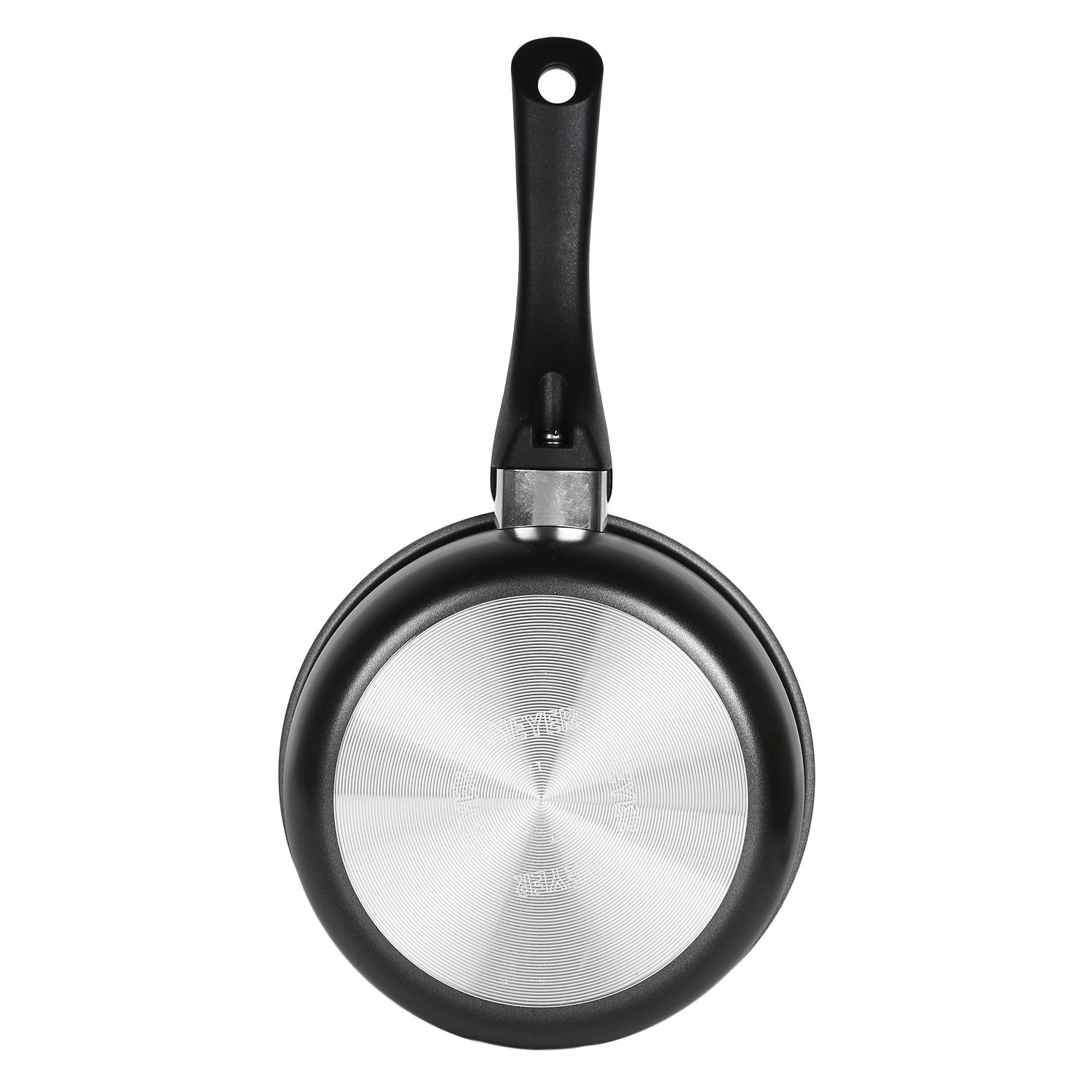 Meyer Skyline Non-Stick Saucepan with Lid 1.4 Litres/16cm, Grey - Pots and Pans