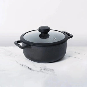 Meyer Cast Iron Sauteuse With Glass Lid 20 cm Best Iron Sauteuse