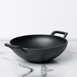 Meyer Pre Seasoned Kadai without Lid, 26cm-1