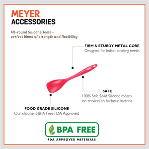 Meyer Silicone Spatula, Red - Pots and Pans