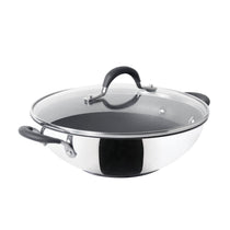 Circulon Momentum 27cm Non-Stick Kadai/Wok with Lid - Pots and Pans