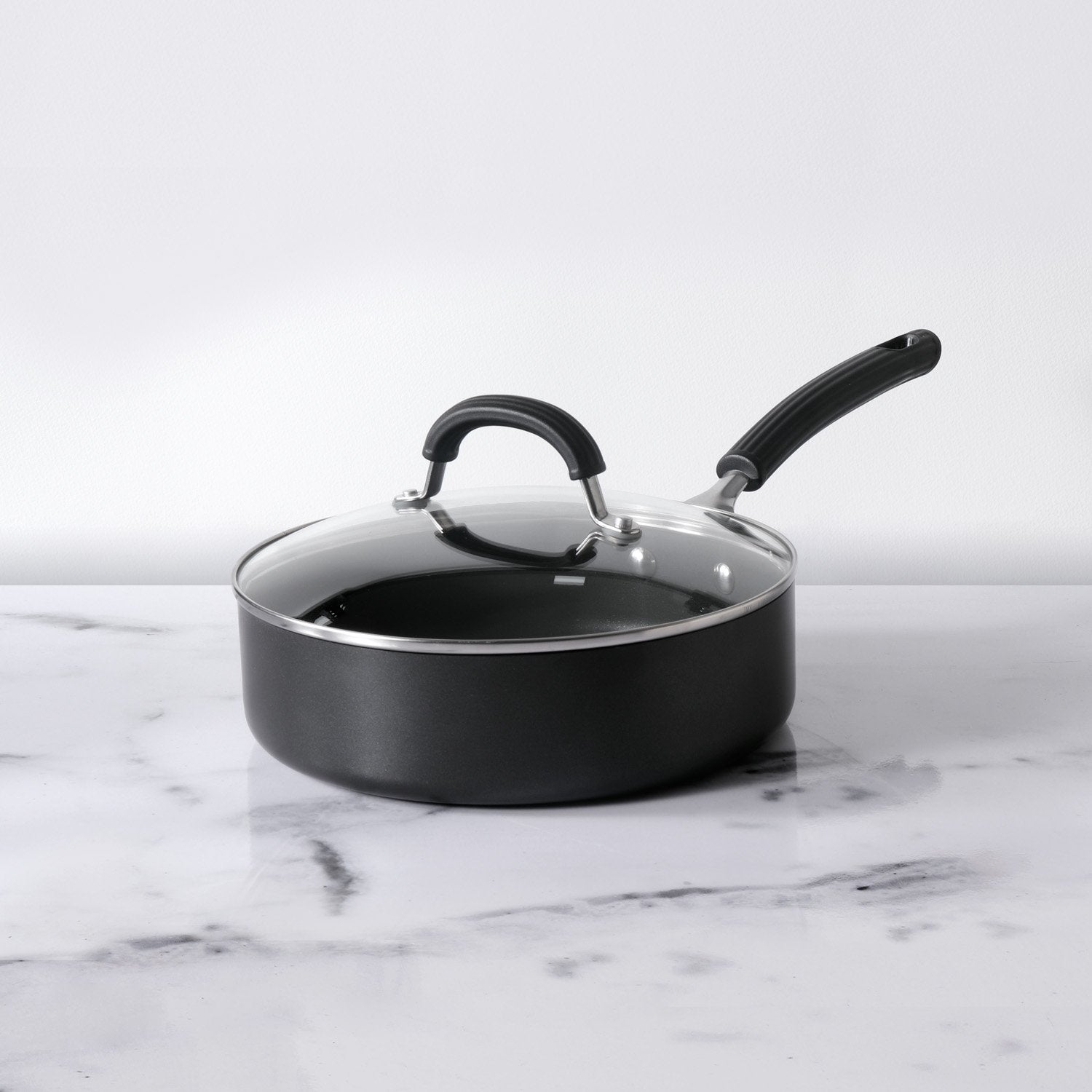 Circulon Origins 24cm Sautepan Non-Stick + Hard Anodized, Grey (Suitable For Gas & Induction) - Pots and Pans