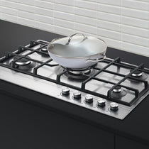 Prism Non-Stick Kadai 26cm, Silver [Induction & Gas Compatible] - Pots and Pans