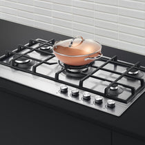 Prism Non-Stick Kadai 28cm, Copper [Induction & Gas Compatible] - Pots and Pans