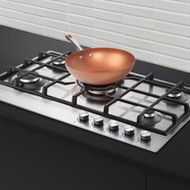 Prism Non-Stick Stirfry/Wok with Stick Handle 26cm, Copper [Induction Compatible] - Pots and Pans