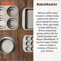 Meyer Bakemaster 2-Piece Bakeware Set - 12 Cup Mini Muffin Pan + 1 LB Loaf Tin
