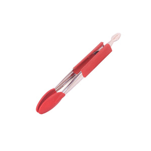 Meyer Crimson Silicone Tongs With Stainless Steel Body, 23cm - Pots and Pans