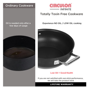 Circulon Infinite Non-Stick + Hard Anodized Chef's Casserole/Biryani Pot 4.3L/26cm (Gas & Induction Compatible) - Pots and Pans