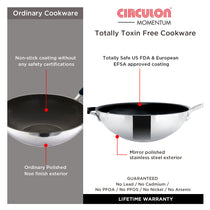 Circulon Momentum 27cm Non-Stick Stirfry/Wok with Helper Handle - Pots and Pans