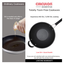 Circulon Momentum 27cm Non-Stick Stirfry/Wok with Helper Handle - Pots and Pans