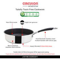 Circulon Momentum Non-Stick 4pcs set (24cm Sautepan with Lid + Spoonula Spatula) - Pots and Pans