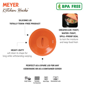 Meyer Silicone Suction Lid 34cm - Food Freshness Saver Cover - Pots and Pans
