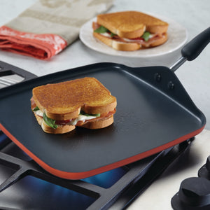 Meyer Premium Non-Stick Square Tawa 28cm (3mm Thick) - Pots and Pans
