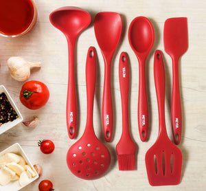 Meyer Silicone Skimmer, Red - Pots and Pans